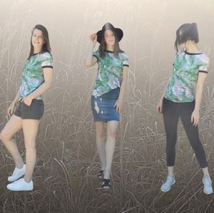 Leaf Print Tee